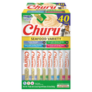 Creamy Cat Treat - CHURU - 40 ct Seafood Variety Box