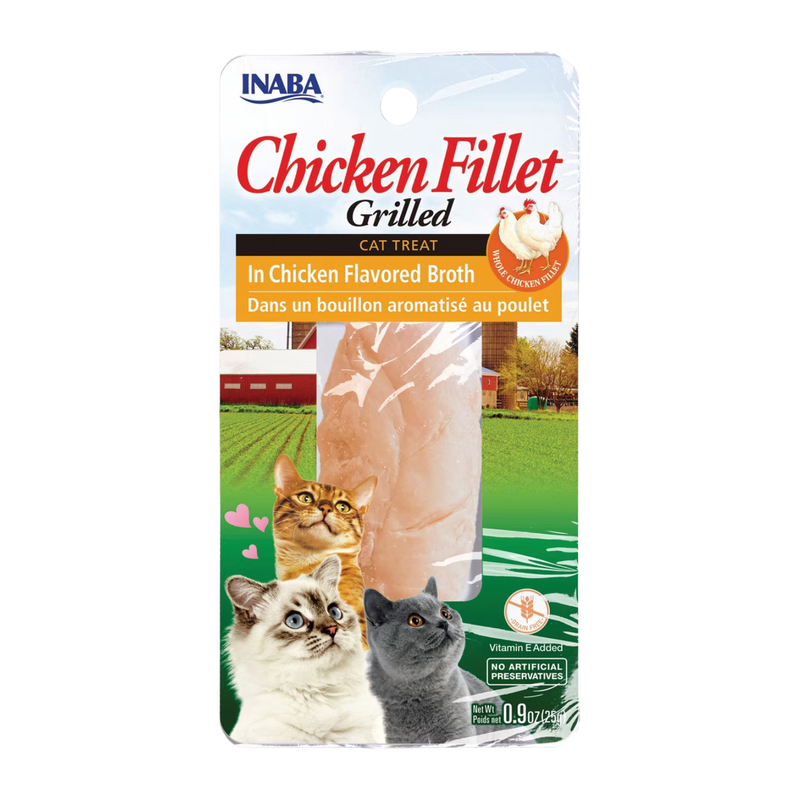 Gourbe pour chats - poulet grillé - bouillon aromatisé de poulet - 0,9 oz