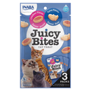 Treat pour chat doux et moelleux - Bites juteuses - saveurs de poulet et de thon - Sachet de 0,4 oz, paquet de 3