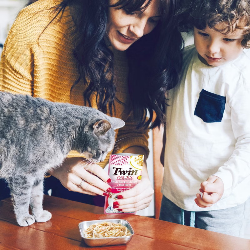 Side Dish Cat Treat - Twin Packs - Chicken Recipe in Chicken Broth
