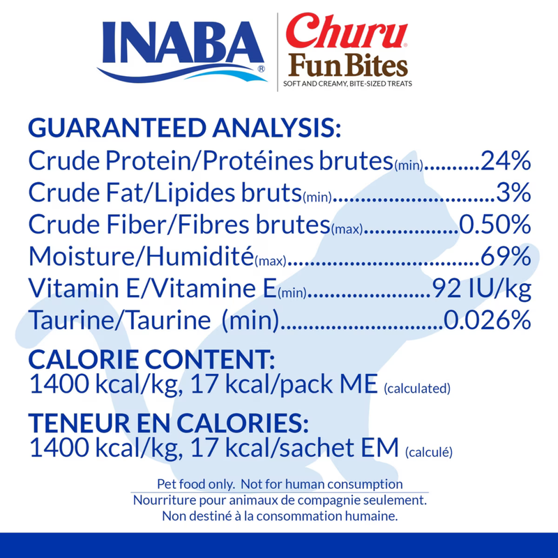 Soft & Moist Cat Treat - CHURU FUN BITES - Chicken Recipe wraps Tuna Recipe