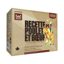 Cat Frozen Raw - Game à plats - Poulet et bœuf - 2 lb