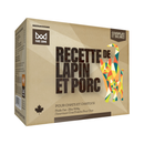 Cat Frozen Raw - Game à tarif - lapin et porc - 2 lb