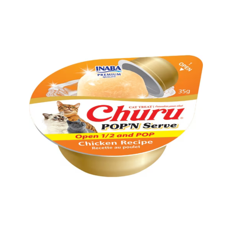 churu様 INABA Churu Grain-Free Chicken with Crab Flavor Puree Lickable Cat