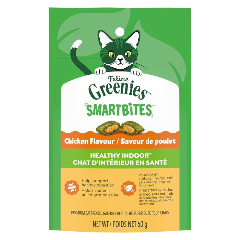 Cat Treat - Feline SmartBites Healthy Indoor - Chicken Flavor