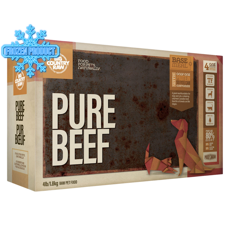 Frozen Raw Food - PURES - Pure Beef Carton