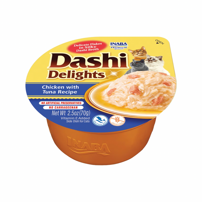 Side Dish Cat Treat - DASHI DELIGHTS - Chicken with Tuna Recipe