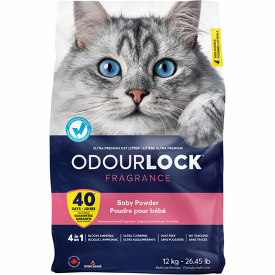 结团猫砂 - Odourlock - 婴儿粉香型