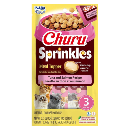 Cat Meal Topper - CHURU Sprinkles - Tuna and Salmon Recipe