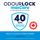 Litter de chat agricole - Odourlock Maxcare - non parfumé - 12 kg