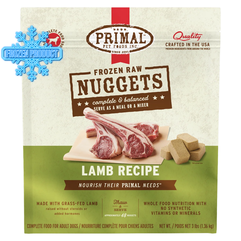 Dog Frozen Raw - Lamb Nuggets - Adult