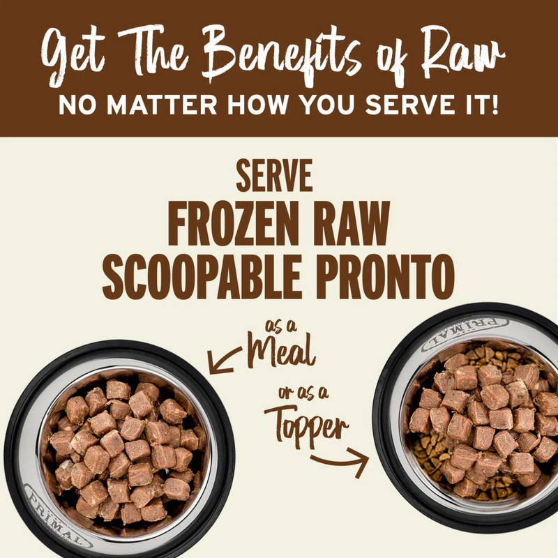 Dog Frozen Raw - SCOOPABLE PRONTO - Lamb Recipe - Adult