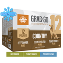 Dog Frozen Raw - Grab N Go - Country 12