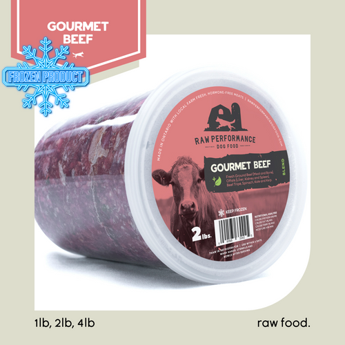 Frozen Raw Food - Gourmet Beef