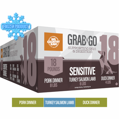 Dog Frozen Raw - Grab N Go - Sensitive 18