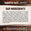 Nourriture pour chats humides - Core Tiny Tasters - Pate lisse - Recette de canard - 1,75 oz Pouche