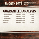 Nourriture pour chats humides - Core Tiny Tasters - Pate lisse - Recette de poulet et de dinde - Socle de 1,75 oz