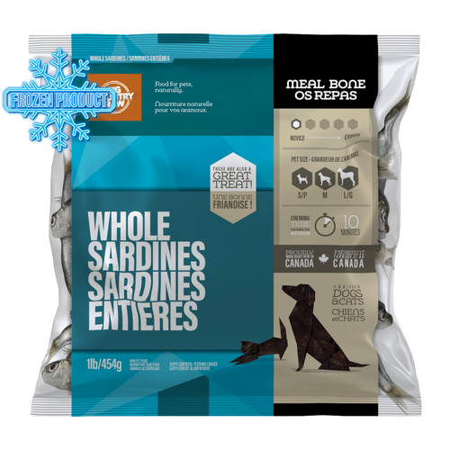 Frozen Raw Bones - Sardines
