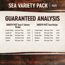 Nourriture pour chats humides - Core Tiny Tasters - Pate lisse - Pack de variétés de mer - 1,75 oz pochette, cas de 12