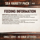 Nourriture pour chats humides - Core Tiny Tasters - Pate lisse - Pack de variétés de mer - 1,75 oz pochette, cas de 12