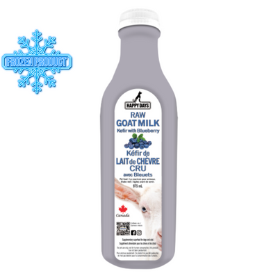 Raw Goat Milk Kefir with Blueberry