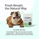 Natural Dental Dog Treat - Fresh Bites - Spearmint