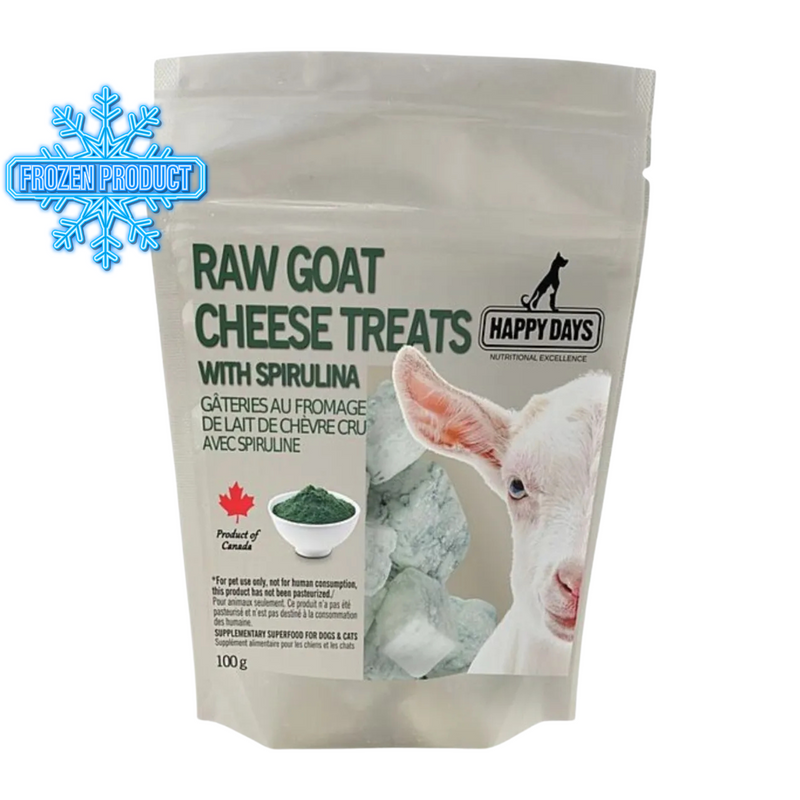 Raw Goat Cheese Treats with Spirulina