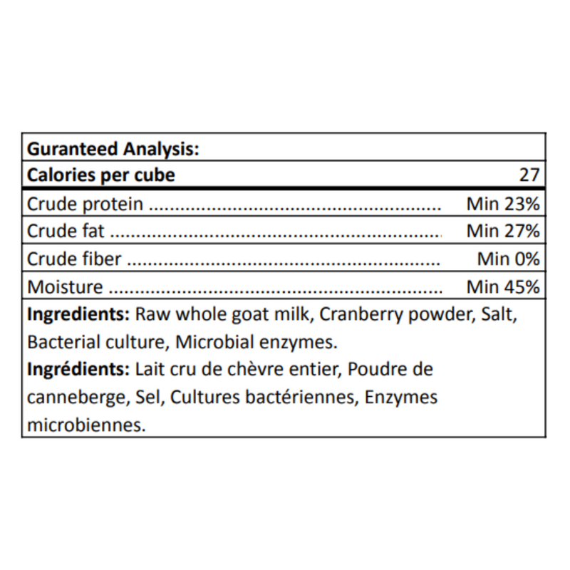 山羊奶酪零食 - 蔓越莓