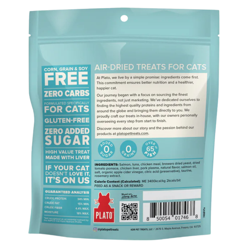 Air Dried Cat Treat - Salmon & Tuna Recipe