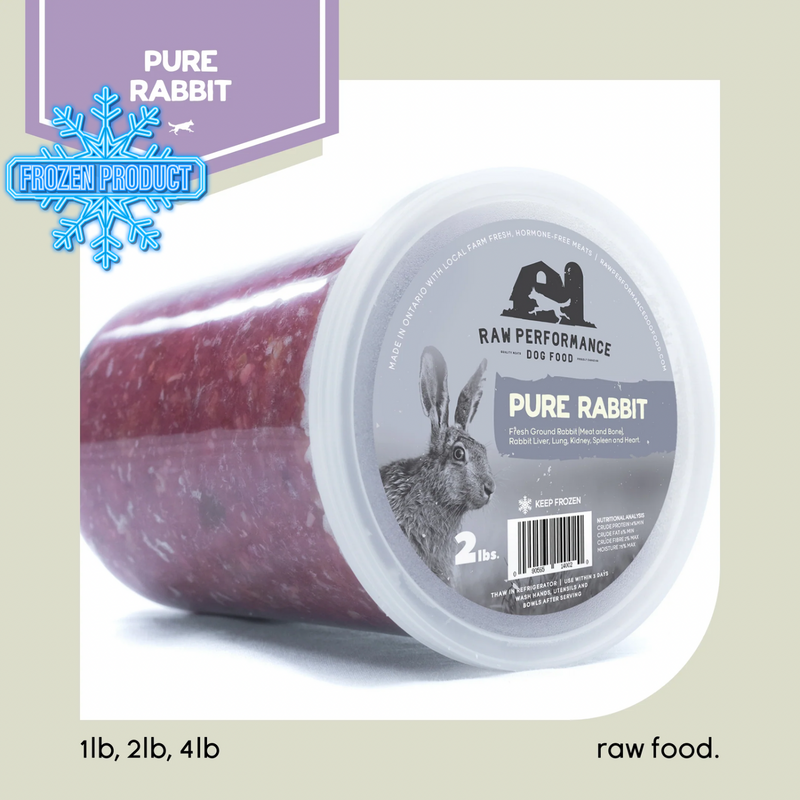 Frozen Raw Food - Pure Rabbit