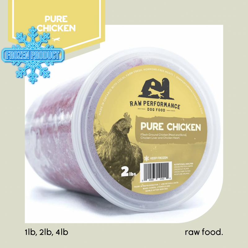 Frozen Raw Food - Pure Chicken