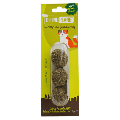 Cat Toy - Catnip Activity Balls - 3 pcs