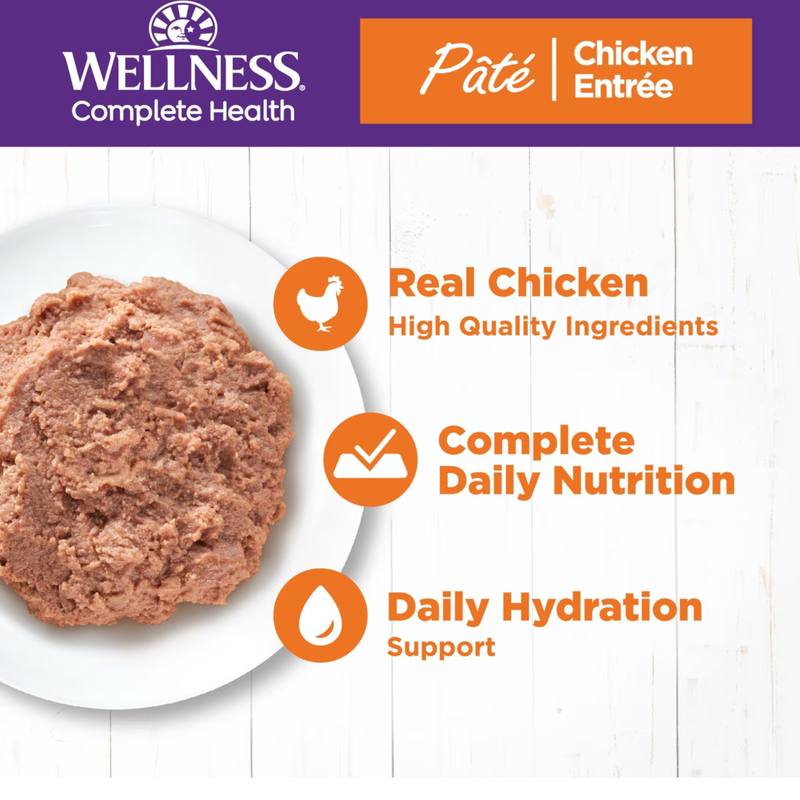 Nourriture pour chats en conserve - Santé complète - Pâté - Entrée de poulet