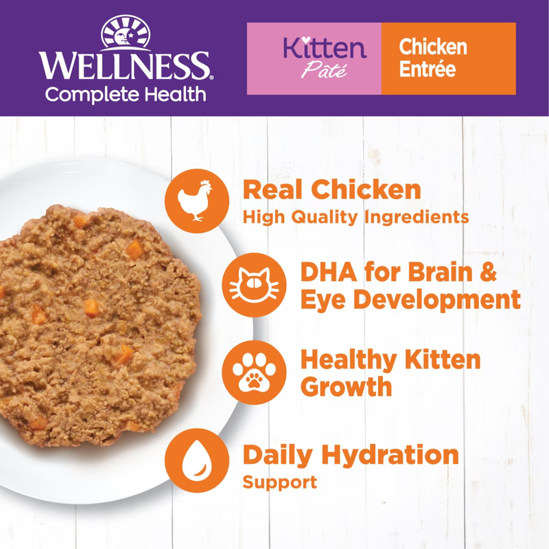Canned Cat Food - COMPLETE HEALTH - Pâté - Chicken Entrée - Kitten