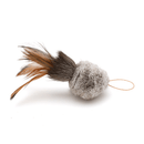 Easy Clip Attachment - CAT LURES - FEATHER POM - J & J Pet Club - GO CAT