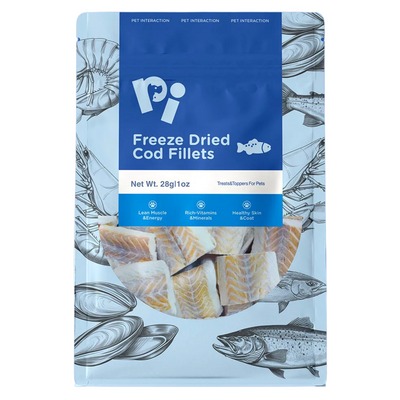 Freeze Dried Dog & Cat Treat - Cod Fillets - 28 g