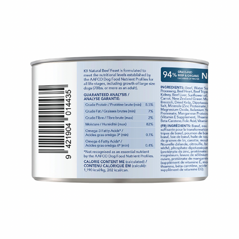 Canned Dog Food - Beef Feast