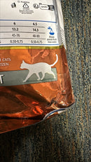 *Little Damaged* Dry Cat Food - N & D - PUMPKIN - Venison, Pumpkin & Apple - Adult - 11 Lb (Please Use By 2027-01-01) *Pickup Only*