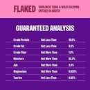 Nourriture pour chats en conserve - Sélection de la signature de base - Tuna Skipjack en flocute et saumon sauvage dans le bouillon