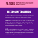 Nourriture pour chats en conserve - Sélection de la signature de base - Tuna Skipjack en flocute et saumon sauvage dans le bouillon