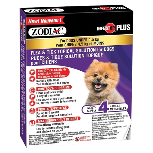 Infestop Plus Topical Flea & Tick Protection for Dogs