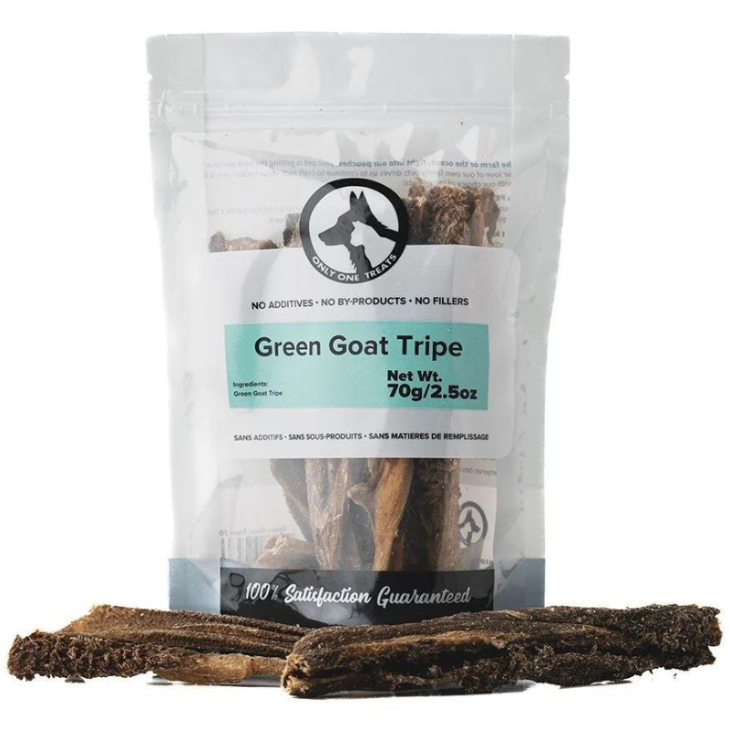 Dog Treat - Green Goat Tripe - 70 g