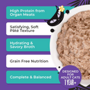 Canned Cat Food - AFTER DARK SOFT PATÉ - Lamb & Beef Liver Recipe