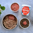 Plat latéral cru - mélange d'organes de boeuf - 425 g