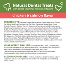 Natural Cat Dental Treat - Chicken & Salmon Flavor