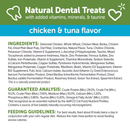Natural Cat Dental Treat - Chicken & Tuna Flavor