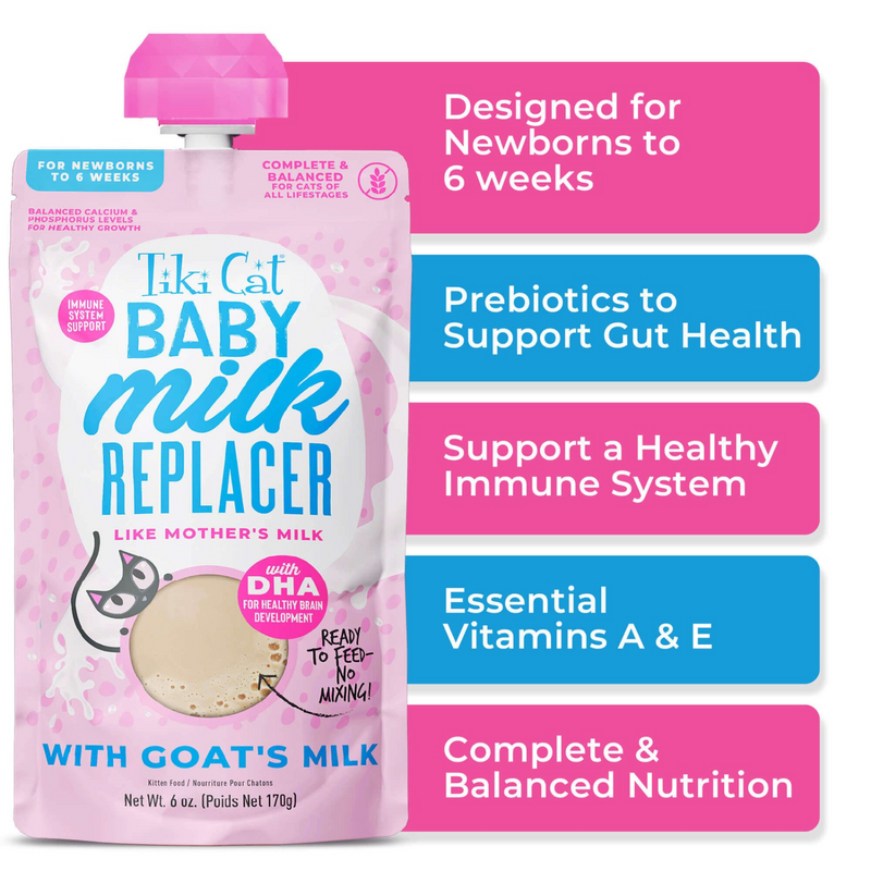 Wet Cat Food - BABY Milk Replacer with Goat's Milk - Kitten