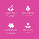 Wet Cat Food - SKIN + COAT CARE - Minced Chicken Recipe with Grains