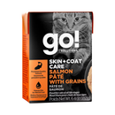 *(Please Use By 2026-10-22)* Wet Cat Food - SKIN + COAT CARE - Salmon Pâté with Grains - 6.4 oz
