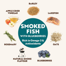 Dog Biscuits - Smoked Fish with Blueberries